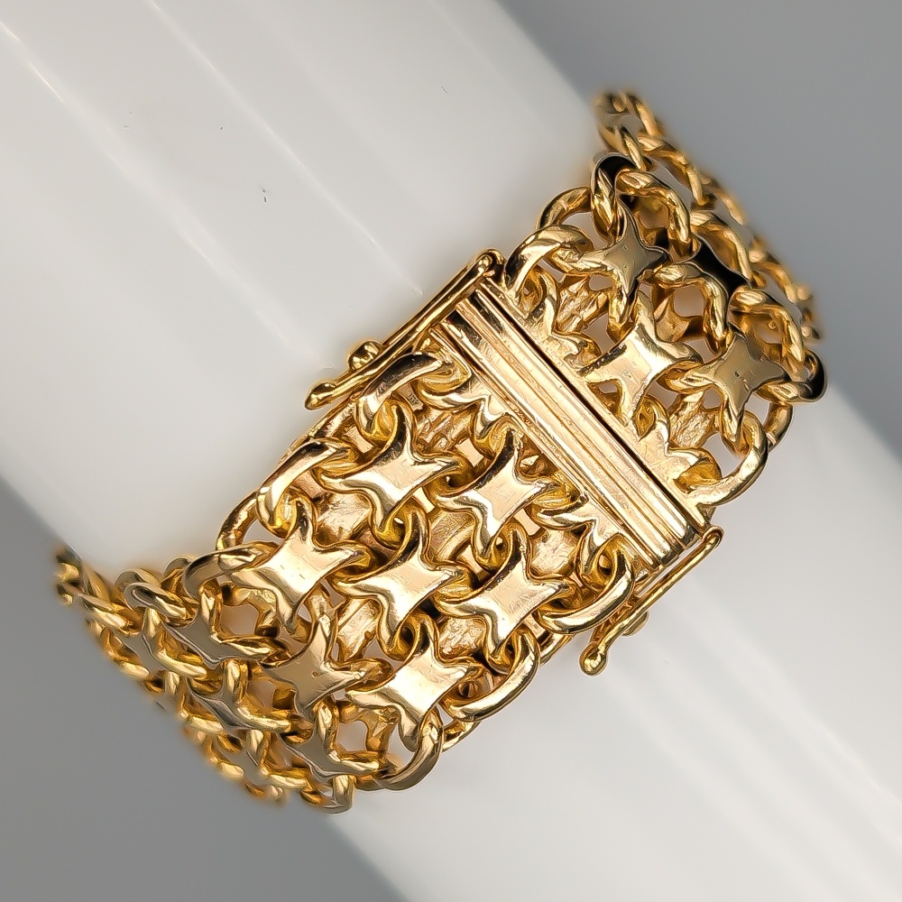 Certina Klocka med X-länk i Guld 18K 66.34g 19.5cm - Bild 2