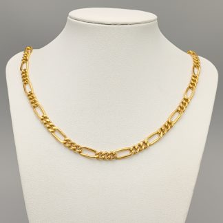 55cm Figarolänk i Guld 18K 54.07g