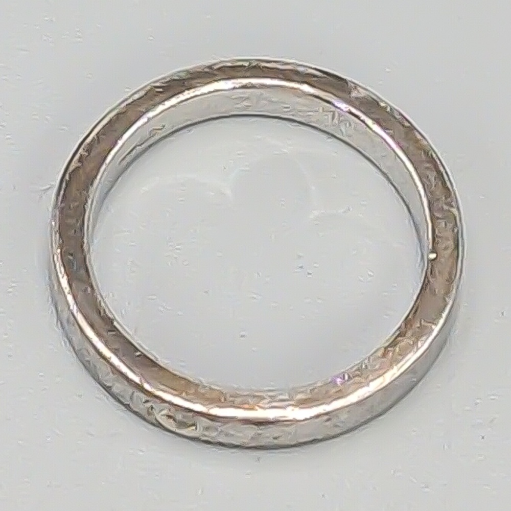 Slät ring i Silver med Diamant S925 4.87g 18mm - Bild 2