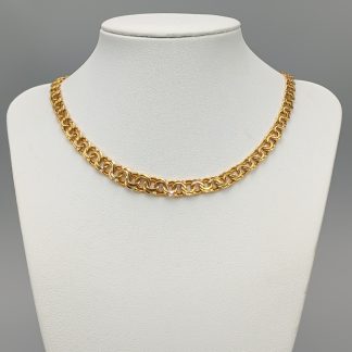 42.5cm Doserad Bismarcklänk i Guld 18K 33.06g