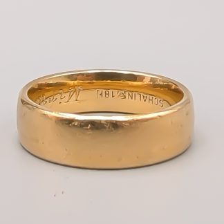 Schalins Slät ring i Guld 18K 8.35g 17.75mm