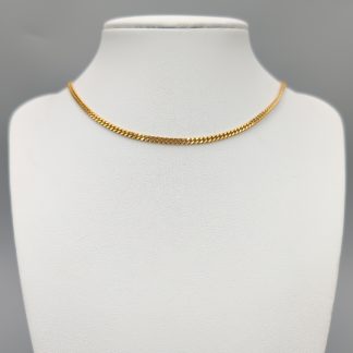 51cm Balestra Pansarlänk i Guld 18K 16.02g