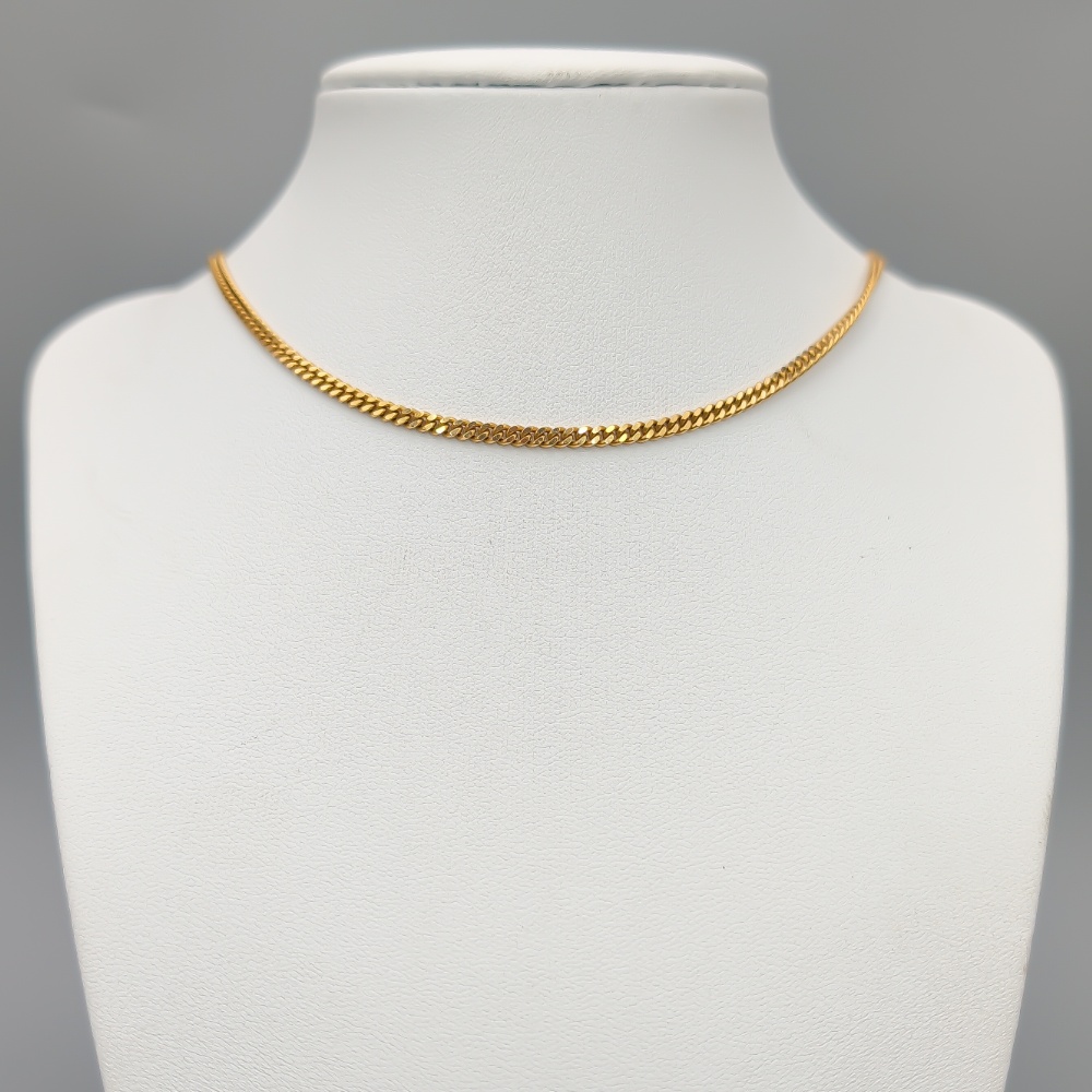 51cm Balestra Pansarlänk i Guld 18K 16.02g