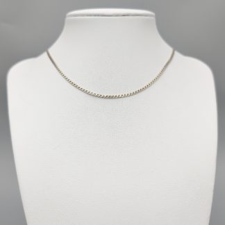 41cm Pressad Pansarlänk i Silver S925 4.14g