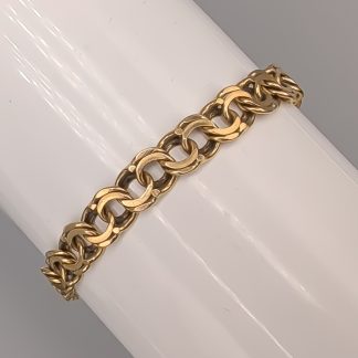 19cm Bismarcklänk i Guld 18K 11.41g