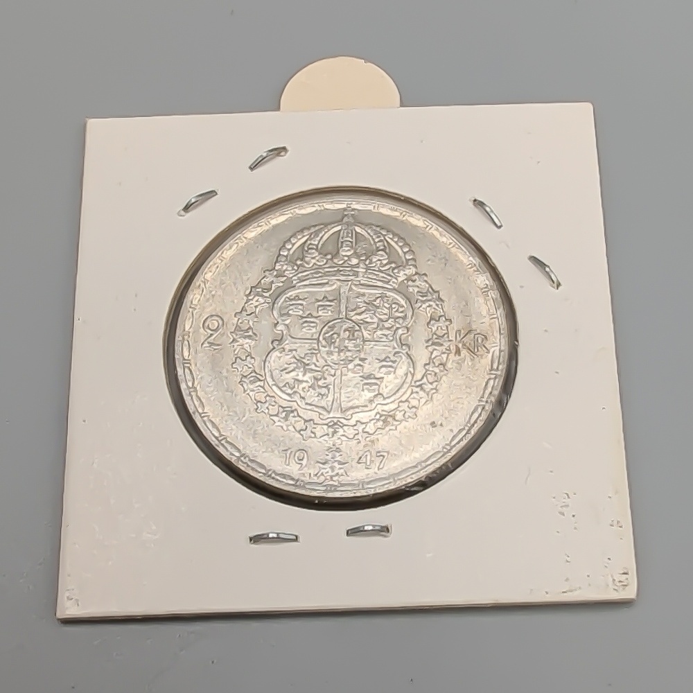 1 st 2 kr Sverige 1958 S400 14g 31mm