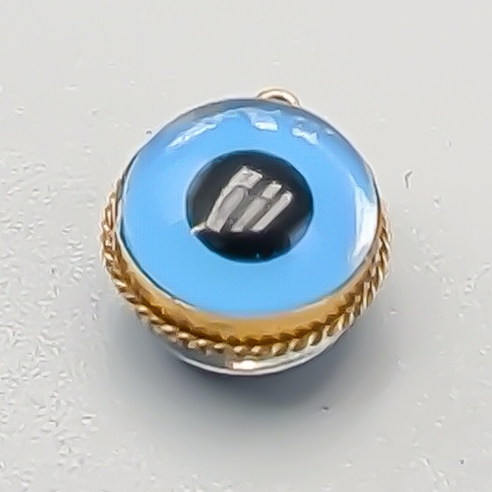 Hänge i Guld Onda Ögat 14K 0.68g 10mm - Bild 2