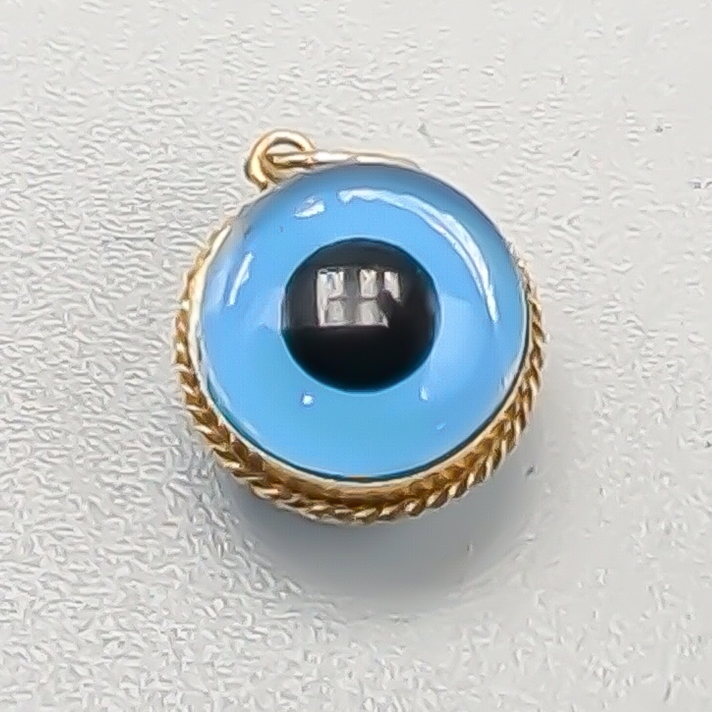 Hänge i Guld Onda Ögat 14K 0.68g 10mm