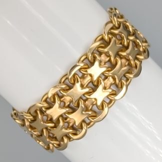 18.5cm X-Länk i Guld 18K 57.42g