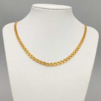 4.75cm Doserad Bismarcklänk i Guld 18K 15.54g