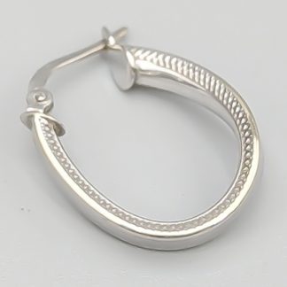 Enstaka Örhänge i Vitguld 14K 0.81g 22mm