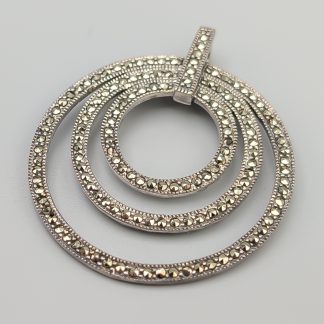 Hänge i Silver med Markasiter S925 13.28g 50mm