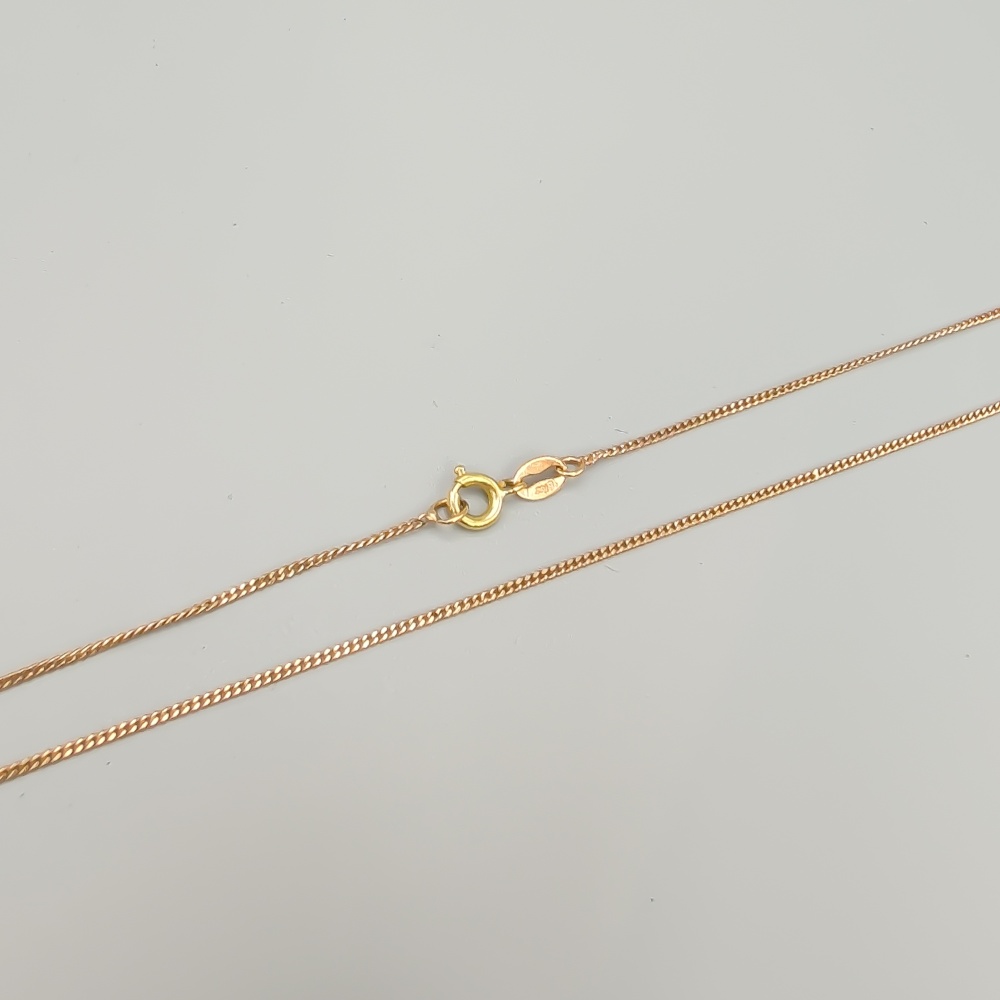 38cm Pansarlänk i Guld 18K 1.71g