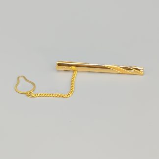 Slipsnål i Guld med Vit Sten 18K 6.55g 59mm