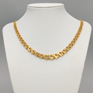 45.5cm Doserad Jo'ans Bismarcklänk i Guld 18K 30.16g