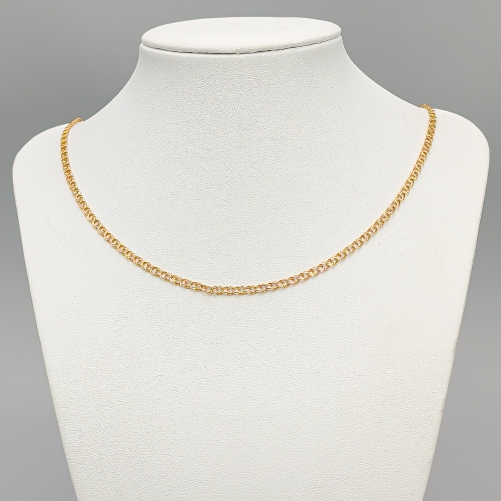 43.5cm Bismarcklänk i Guld 18K 4.38g