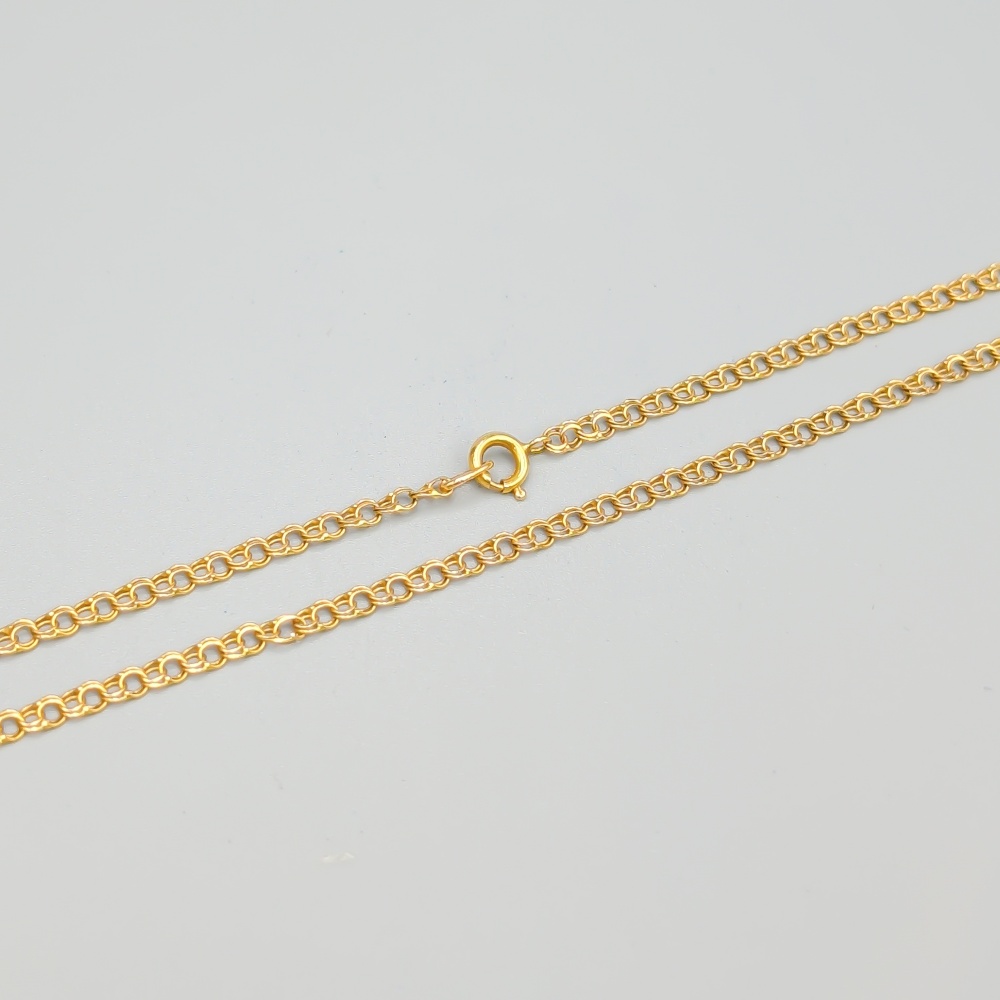43.5cm Bismarcklänk i Guld 18K 4.38g - Bild 2