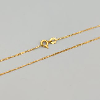 37.5cm Pansarlänk i Guld 18K 1.28g