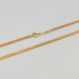 43cm Rävsvans i Guld 18K 11.44g