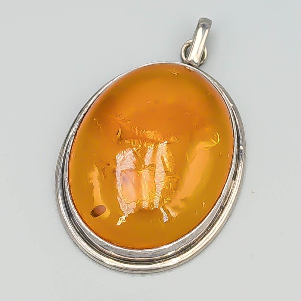 Hänge i Silver med Bärnsten S830 19.4g 51mm