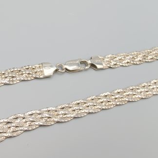 44.5cm Halsband i Silver S925 17.65g