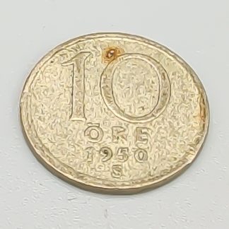 10 öre Sverige 1950 S400 1.38g 15mm