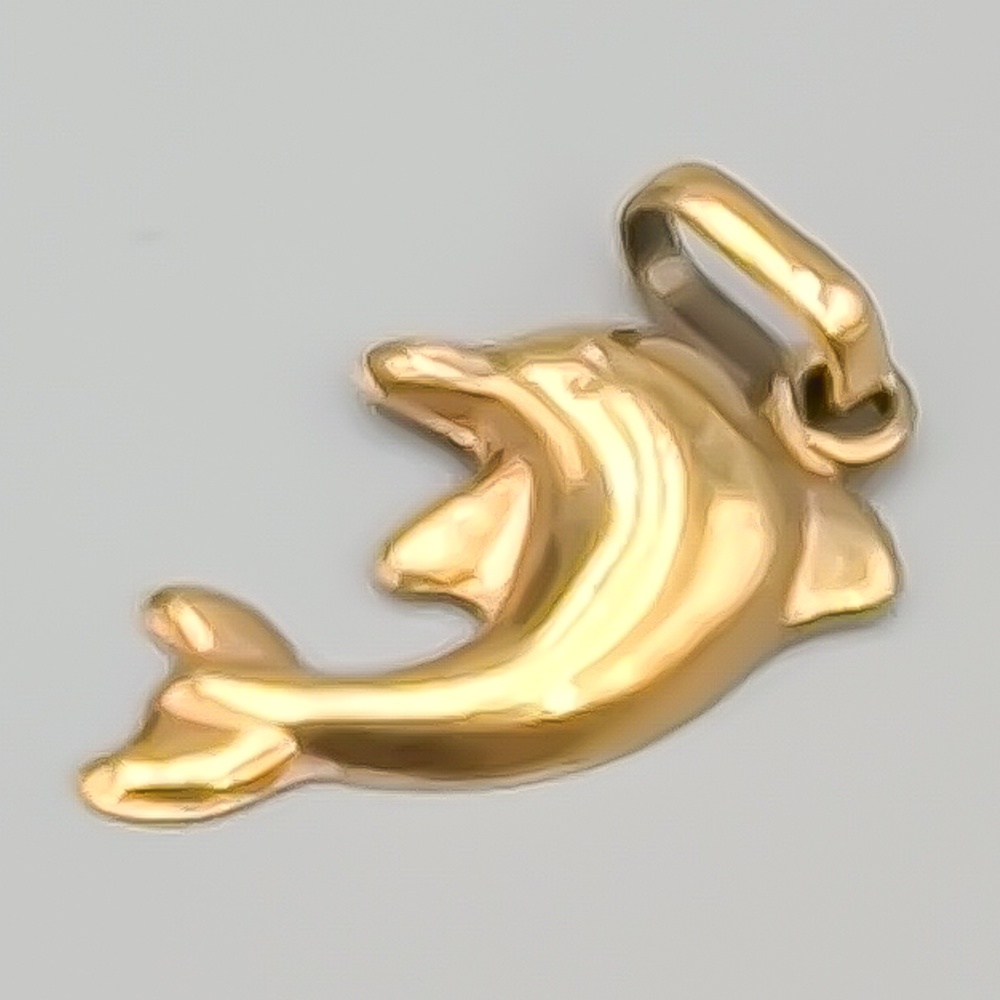 Hänge i Guld Delfin 18K 0.37g 17mm - Bild 2
