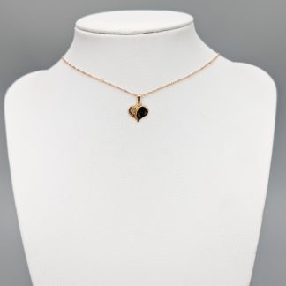 3.6cm Singapore Guld med Hjärta 18K 1.17g