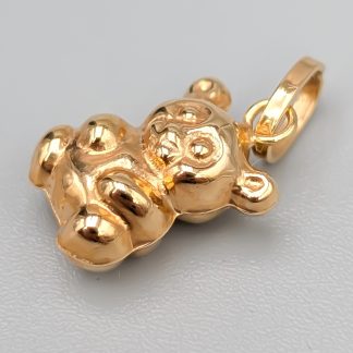 Hänge i Guld Nalle 18K 0.42g 13mm