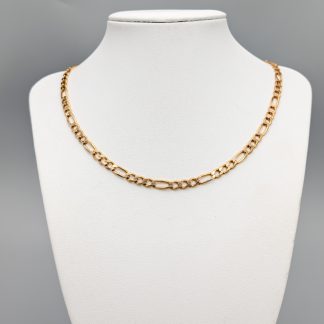 52.5cm Balestra Figarolänk i Guld 18K 23.4g
