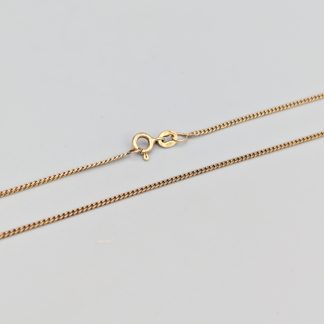 3.55cm Pansarlänk i Förgyllt Silver S925 1.85g