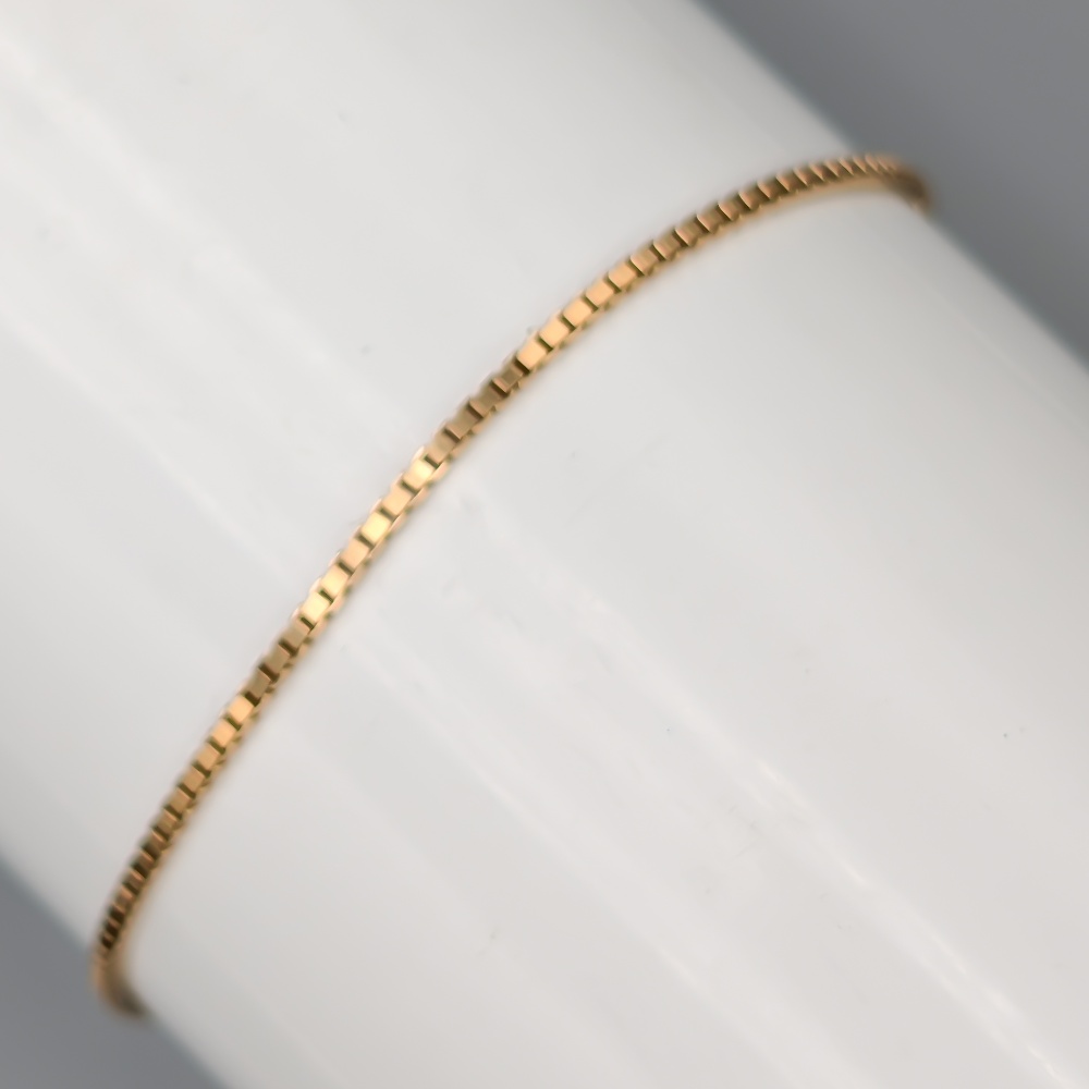 Venezialänk i Guld 18K 2.27g 25cm