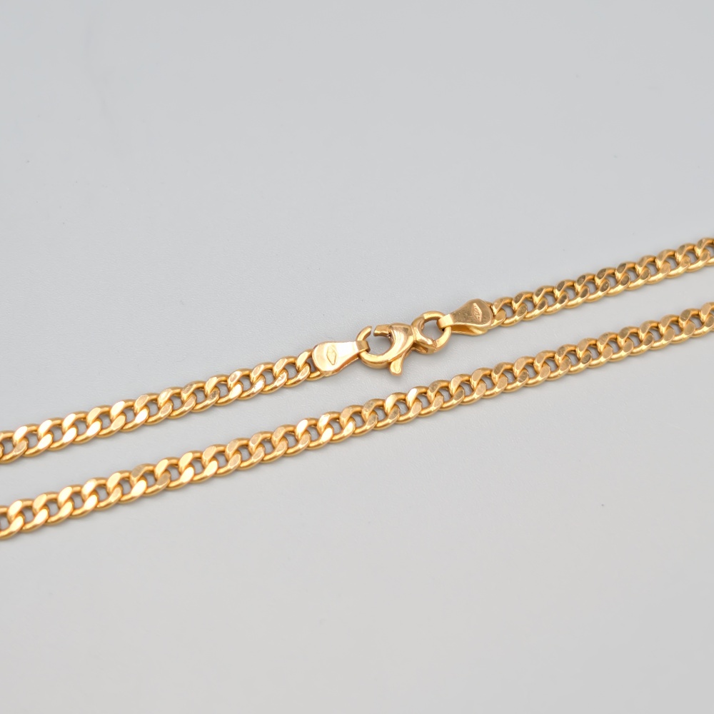 49cm Pansarlänk i Guld 18K 9g