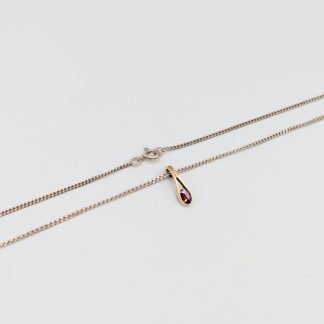 48cm Pansarlänk i Förgyllt Silver med Sten med Månsten Januari S830 4.17g