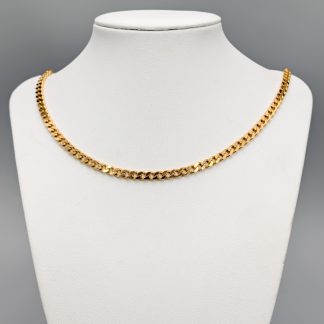 51.5cm Balestra Pansarlänk i Guld 18K 34.77g