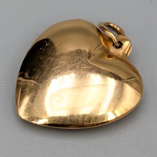 Hänge i Guld Hjärta 18K 0.74g 12mm