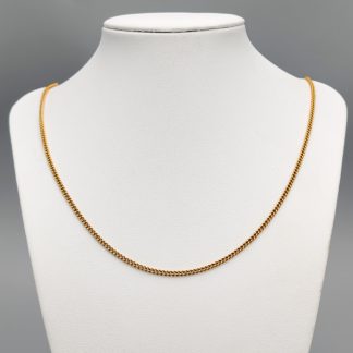 56cm Pansarlänk i Guld 18K 11.43g