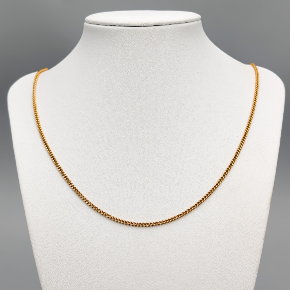56cm Pansarlänk i Guld 18K 11.43g