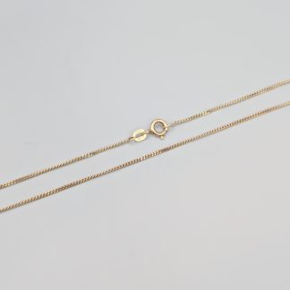 38cm Pansarlänk i Förgyllt Silver S925 1.6g
