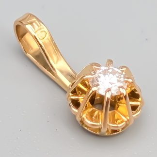 Diamanthänge i Guld 18K 0.37g 11mm