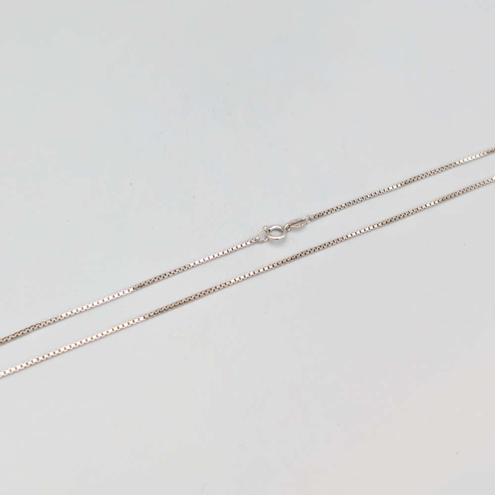 415cm Venezialänk i Vitguld 18K 2.99g