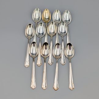 12 st Kaffeskedar i Silver S830 122.12g 108mm