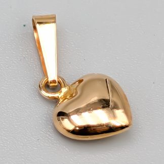 Hänge i Guld Hjärta 18K 0.29g 8mm