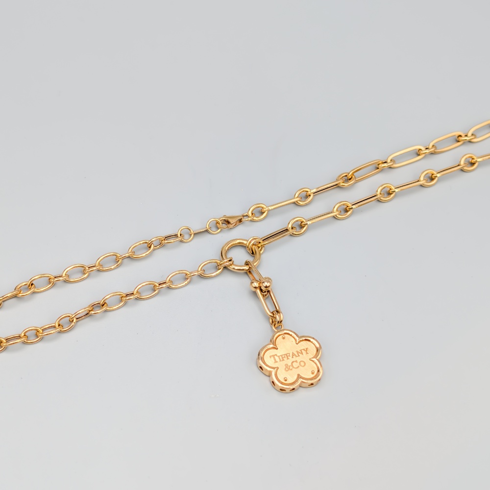 69cm Halsband i Guld med Hänge 18K 32.05g - Bild 2