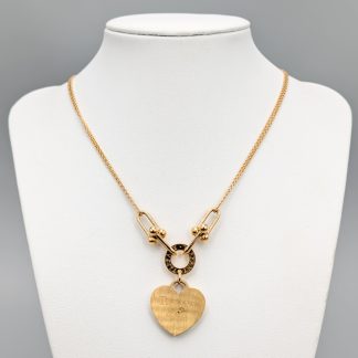 42cm Halsband i Guld med Integrerat Hänge 18K 17.35g