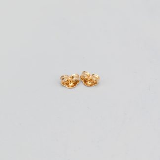 2 st Örhängestopp i Guld 18K 0.12g