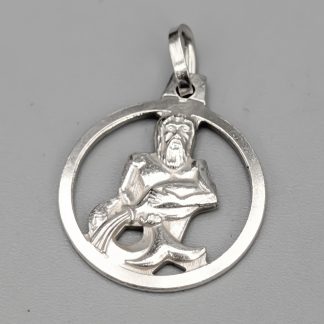 Hänge i Silver Stjärntecken Vattumannen S925 1.45g 18mm