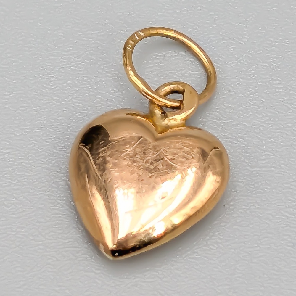 Hänge i Guld 18K 0.46g 12mm - Bild 2