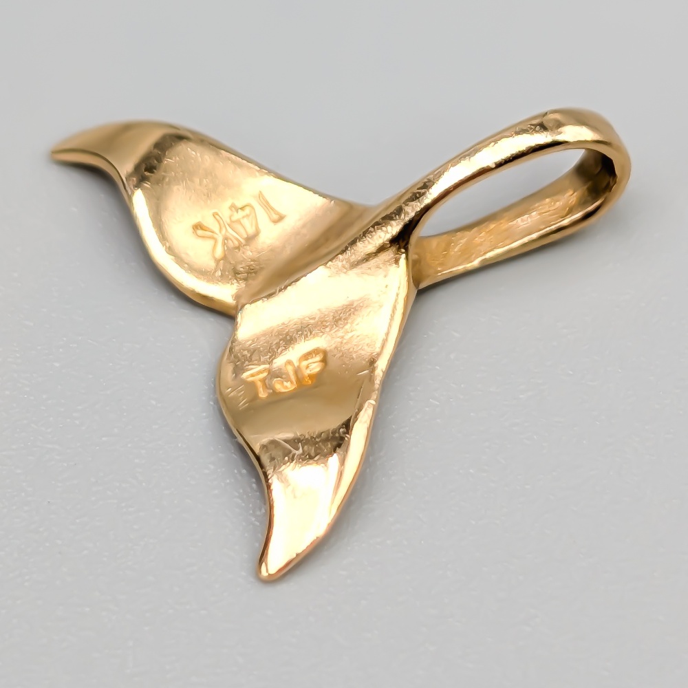 Hänge i Guld 14K 0.81g 16mm - Bild 2
