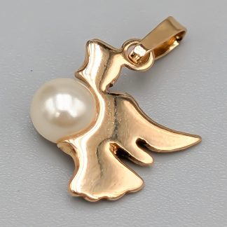 Hänge i Guld med Odlad Pärla 18K 0.8g 13mm